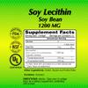 ALFA VITAMINS Soy Lecithin 1200 mg - Natural Soy Bean, Promotes Liver Detox and Supports Brain Health - 100 Softgels view 2