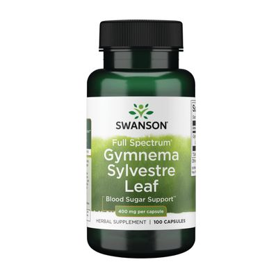 Swanson Full Spectrum Gymnema Sylvestre Leaf - Traditional Ayurvedic Herb - (100 Capsules)