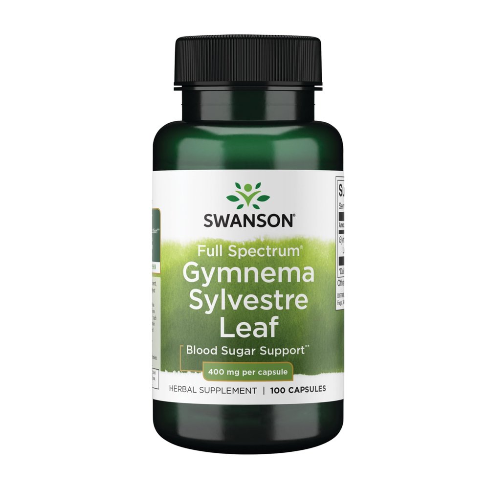 Swanson Full Spectrum Gymnema Sylvestre Leaf - Traditional Ayurvedic Herb - (100 Capsules)
