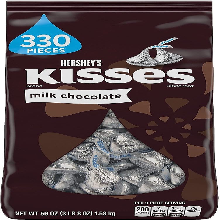 Hershey's Milk Chocolate Kisses, 56 Oz.