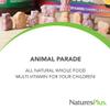 NaturesPlus Animal Parade Source of Life Children's Chewable Digestive Aid - Tropical Fruit Flavor - 90 Animal Shaped Tablets - Contains Live Probiotics - Vegetarian, Gluten-Free - 90 Servings view 3
