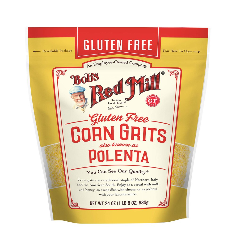 Bob's Red Mill Gluten Free Corn Grits Polenta, 24 Oz (Pack of 4)