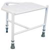 Aidapt Height Adjustable Corner Shower and Bath Stool with Anti Slip Feet, Easy Clean Surface and Drainage Holes. for Elderly, Disabled, Pregnant or Unsteady on Their Feet Users view 1