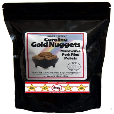 Carolina Gold Nuggets Microwave Pork Puffies Bake-N-Puffs, Original, 16 Ounce