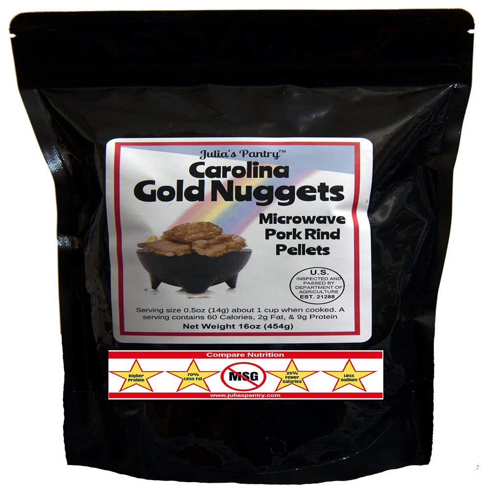 Carolina Gold Nuggets Microwave Pork Puffies Bake-N-Puffs, Original, 16 Ounce