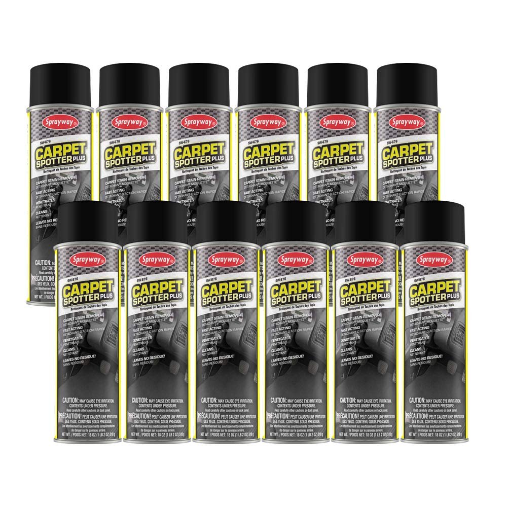 Sprayway Carpet Spotter Cleaner, Net 18 Oz., 1 Pack (SW676)
