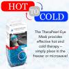 TheraPearl Eye Mask, Flexible Gel Beads for Hot Cold Therapy, Non Toxic Compress for Puffy Eyes, Blue, Reusable view 2
