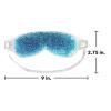 TheraPearl Eye Mask, Flexible Gel Beads for Hot Cold Therapy, Non Toxic Compress for Puffy Eyes, Blue, Reusable view 4