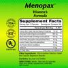 ALFA VITAMINS Menopax Women's Formula, Gluten Free Vitamin for Menstrual Health and Overall Wellness, Supports Joints, Energy, and Cycle Balance, Dietary Supplement for Women, 100 Capsules view 4