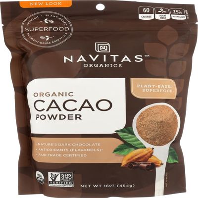 Navitas Naturals Cacao Powder - 16 oz. (Pack of 3)