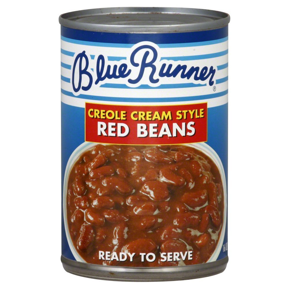 Blue Runner Bean Red Cream Style, 16 oz