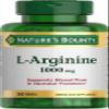 Natures Bounty L-Arginine 1000mg for Supporting Blood Flow and Vascular Function  Non-GMO, Gluten Free, 50 Tablets view 1