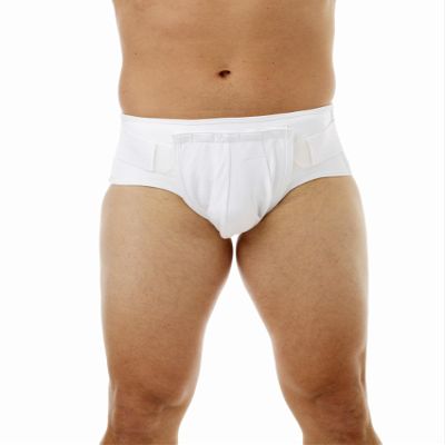 Underworks INGUINAL HERNIA SUPPORT BRIEF 3X 49-52 Waist