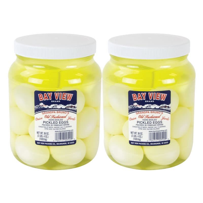 Bay View Packing Company Garlic and Onion Pickled Eggs - 2 Jars