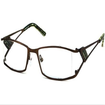Calabria 813 Retro Designer Reading Glasses 2.75 in Green Women Men Single Power Readers +2.75 Stainless Steel Frame