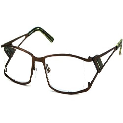 Calabria 813 Retro Designer Reading Glasses 2.75 in Green Women Men Single Power Readers +2.75 Stainless Steel Frame