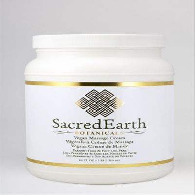 Vegan Massage Cream ( Gallon) - Unscented, Water Dispersible, Nut Oil Free, Gluten Free and Contains Only Certified Organic Oils and Extracts.