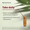 BIOSPEC NUTRITIONALS Bio D/K Plus - Vitamin D3 + K2 with 5000 IU of D3 and 200 mcg of Vitamin K2 (MK-7) in a lipsomal Base for Enhanced Absorption (60 Capsules) view 3