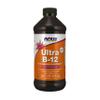 NOW Foods Supplements, Ultra B-12, Liquid, 800 mcg Folic Acid, Cellular Energy Production*, 16-Ounce view 1