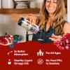 Barlean's Vegan Omega 3 6 9 Flaxseed, Borage and Algae Oil Liquid Supplement, Pomegranate Blueberry, 3,980 mg GLA, EPA and DHA Fatty Acid, Vegan, 16 oz view 4