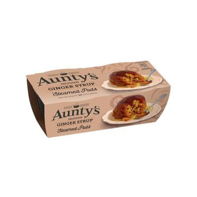 Aunty's Ginger Syrup Steamed Pudding (2x95g)