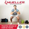 MUELLER Sports Medicine Adjustable Max Knee Single Strap for Men and Women, Compression & Pain Relief Support for Osgood-Schlatter's, Runner's Knee, Patellar Tendinitis, Black, One Size view 2