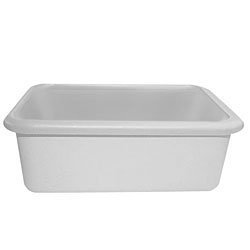 Dish Box 7 white plastic made in USA