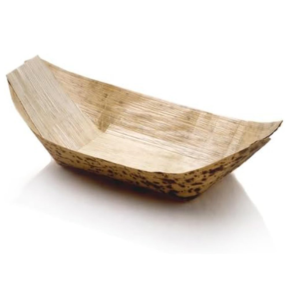 Sweet Flavor Bamboo Leaf Boats 5 in. - 100 Count Box