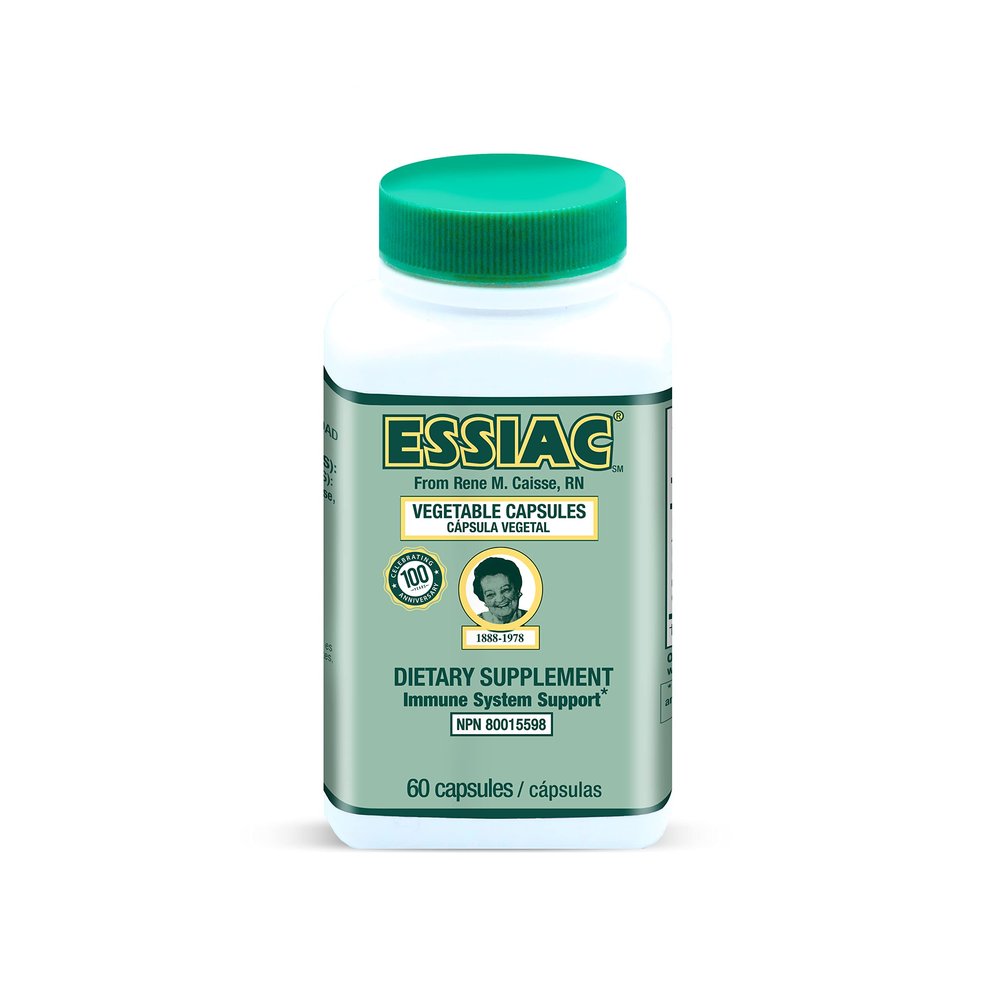 ESSIAC Tea All-Natural Herbal Extract Capsules  60 Capsules | Powerful Antioxidant Blend to Help Promote Overall Health & Well-Being | Original Formula Since 1922