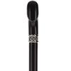 Royal RC Canes Slim Line Black Beachwood Walking Cane with Fritz Handle, Braided Pewter Collar, 16mm Tip  Lightweight Walking Stick for Men and Women view 4