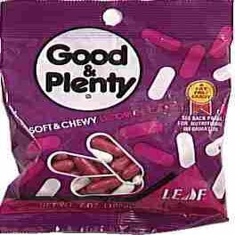 Hershey's Good & Plenty, Licorice Candy (Pack of 36)