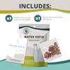 Cultures for Health Water Kefir Grains | DIY Fermented Probiotic Drink Powder for Stronger Gut Health | Heirloom Starter Makes Limitless Supply | Non-GMO Dairy Free Vegan Sparkling Water with Enzymes view 4