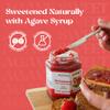 Agave Sweet Strawberry Fruit Spread Sweetened with Agave Syrup | No Sugar Organic Strawberry Jam | No Preservatives, Vegan-Friendly | 10 oz Recyclable Glass Jar view 4