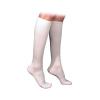 230 Cotton Series 30-40 mmHg Women's Closed Toe Knee High Sock Size: Medium Short, Color: White 00 view 1