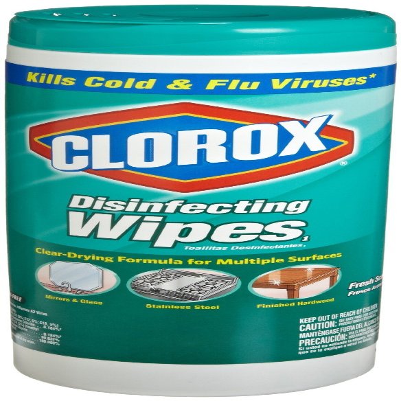 Clorox 01593 Disinfecting Bleach Free Wipes Fresh Scent (35 Count) (Pack of 2)