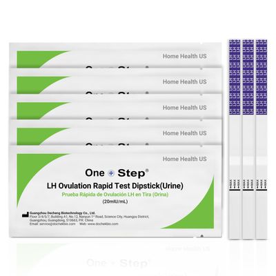 One Step 20 x Ovulation Strips 20miu/ml Test Kit Sensitive Fertility Predictor Testing Sticks (Wide Width)
