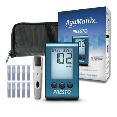 AgaMatrix Presto Blood Glucose Monitoring System