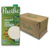 Pacific Foods Organic Unsweetened Almond Milk, Plant Based Milk, 32 oz Carton (12 Pack) view 1