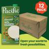 Pacific Foods Organic Unsweetened Almond Milk, Plant Based Milk, 32 oz Carton (12 Pack) view 3