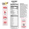 Labrada Lean Body MRP All-In-One Vanilla Meal Replacement Shake, 40g Protein, Whey Blend, 8g Healthy Fats EFA's & Fiber, 22 Vitamins and Minerals, No artificial color, Gluten Free, (42 Packets) view 4