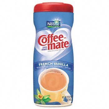 Nestle Coffee-mate Non-Dairy Powder Creamer CREAMER,PWDR,FRNCHVNLA 90126 (Pack of15)