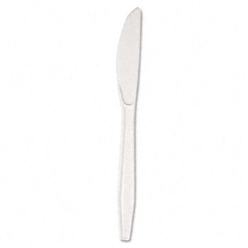 Boardwalk Full-Length Polystyrene Cutlery KNIFE,STYRENE,1M/CT,BK (Pack of2)