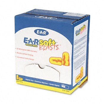 3m Uncorded Earplugs Box Of 200 Yellow