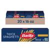 Barilla Thick Spaghetti Pasta, 16 oz. Box (Pack of 20) - Non-GMO, Made with Durum Wheat Semolina - Kosher Certified view 1