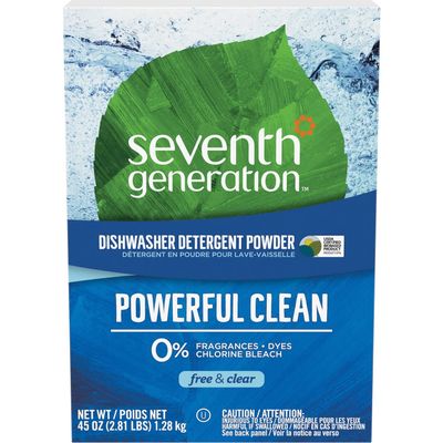 Seventh Generation, Inc 22150 Dishwashing Detergent, Natural, Powder, 45 oz, CL