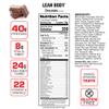 Labrada Lean Body MRP All-In-One Chocolate Meal Replacement Shake, 40g Protein, Whey Blend, 8g Healthy EFA's Fats & Fiber, 22 Vitamins and Minerals, No artificial color, Gluten Free, (80 MRP Packets) view 4