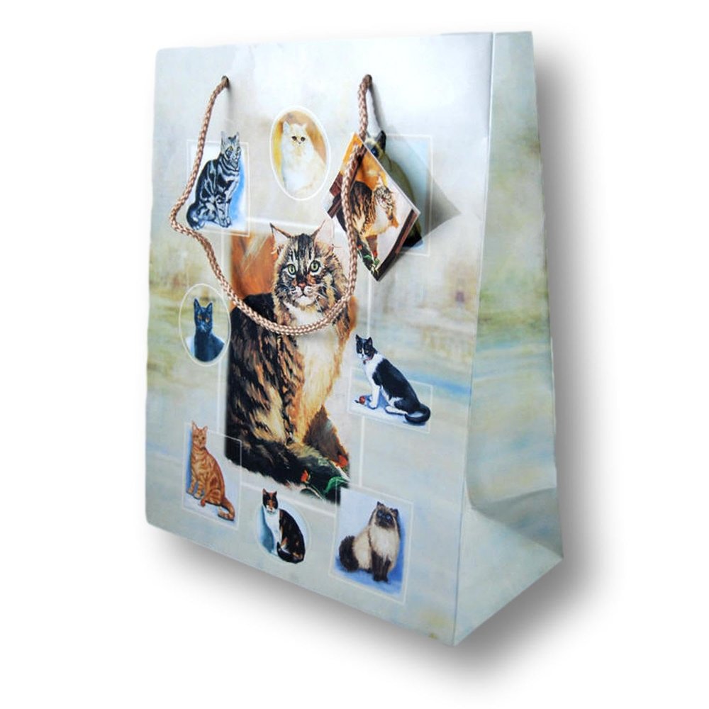 Assorted Cats Gift Bag - Large
