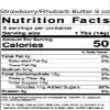 All Natural Butters Strawberry/Rhubarb- 8 Oz Jar - Qty 3 Jars view 2