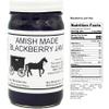 Amish Jam Seedless Blackberry - 8 Oz Set of Three Jars view 2