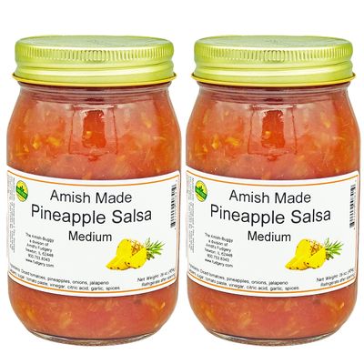 Amish Salsa Medium Pineapple - 2-16 Oz Jars